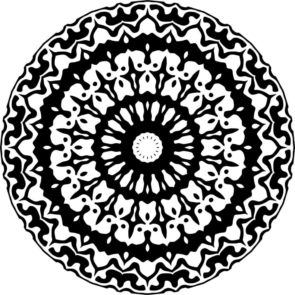 Mandala pattern decoration vector