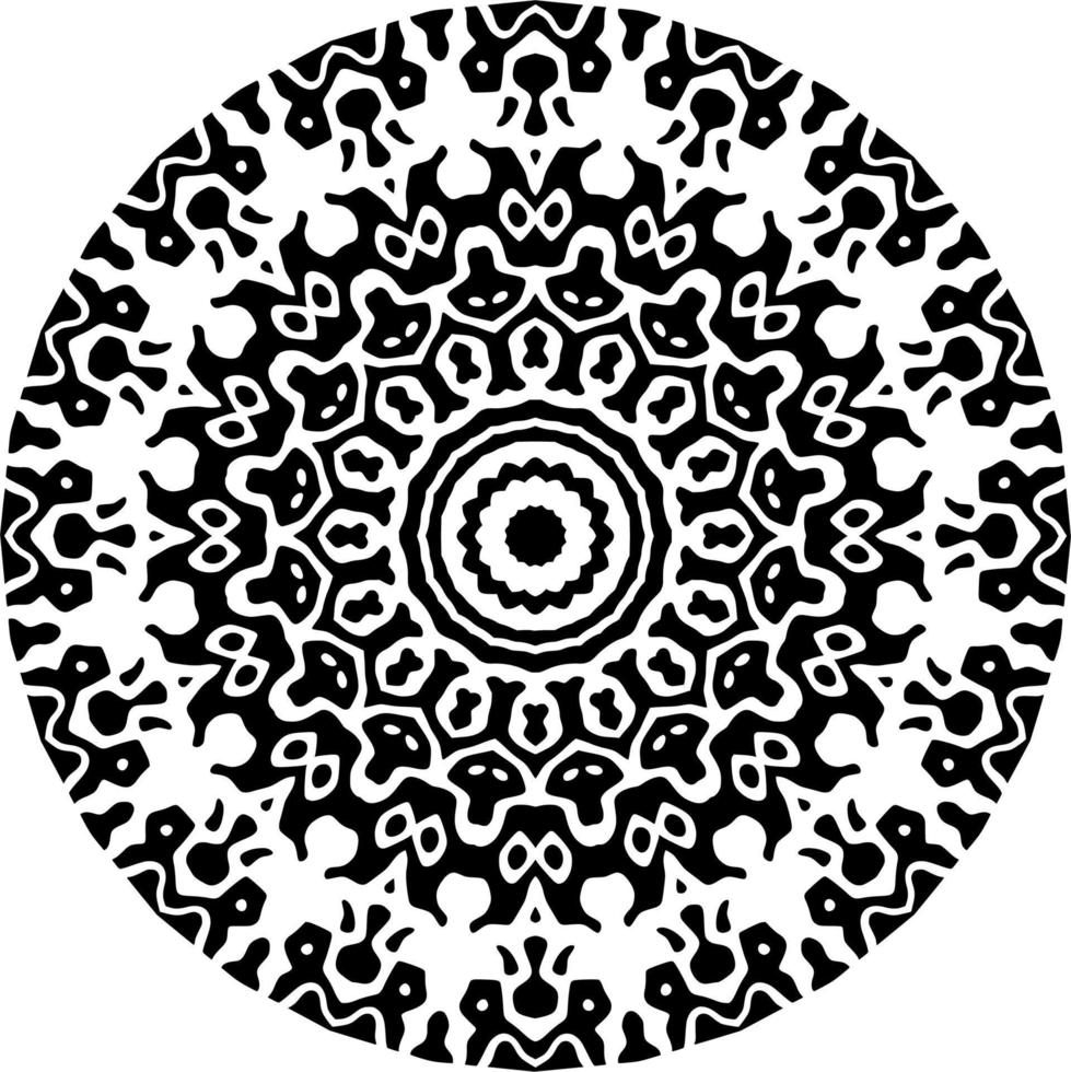 Mandala pattern decoration vector