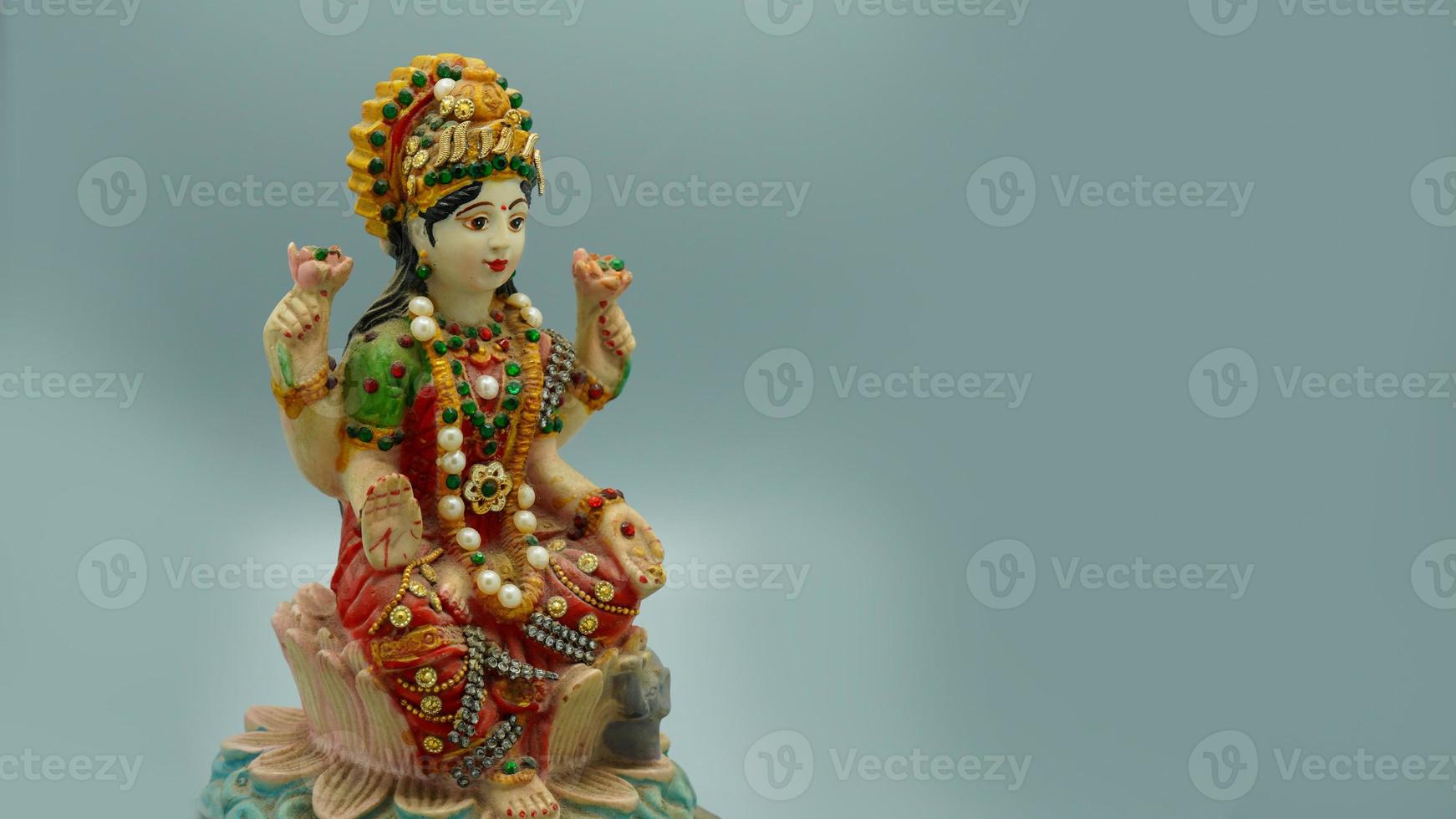 indian hindu god laxmi mata image hd on white background 10589706 ...