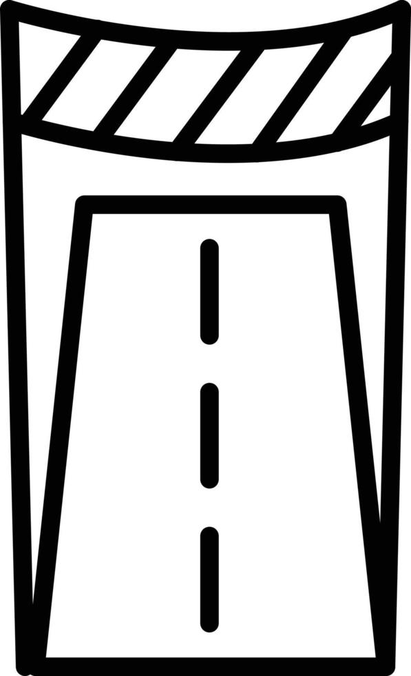 Finish Line Line Icon vector