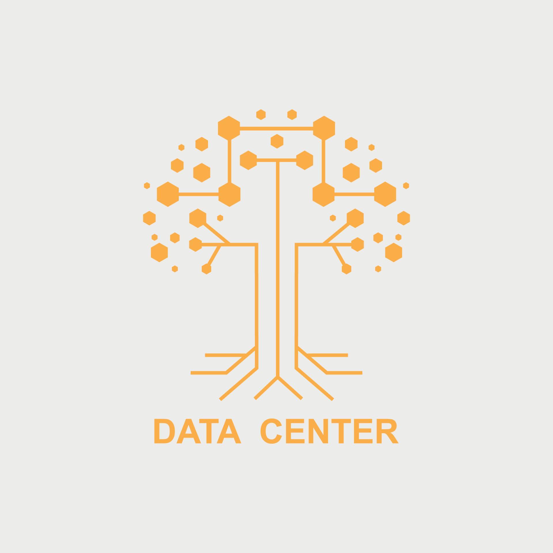 logo design for a data center 10591113 Vector Art at Vecteezy