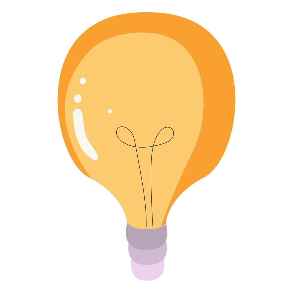 light bulb is full of ideas And creative thinking, analytical thinking. Light bulb icon vector. ideas symbol illustration vector