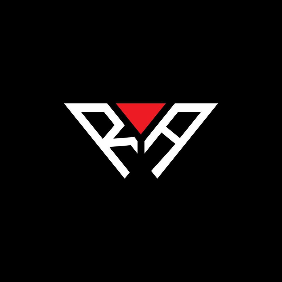 RA letter logo creative design with vector graphic, RA simple and modern logo.