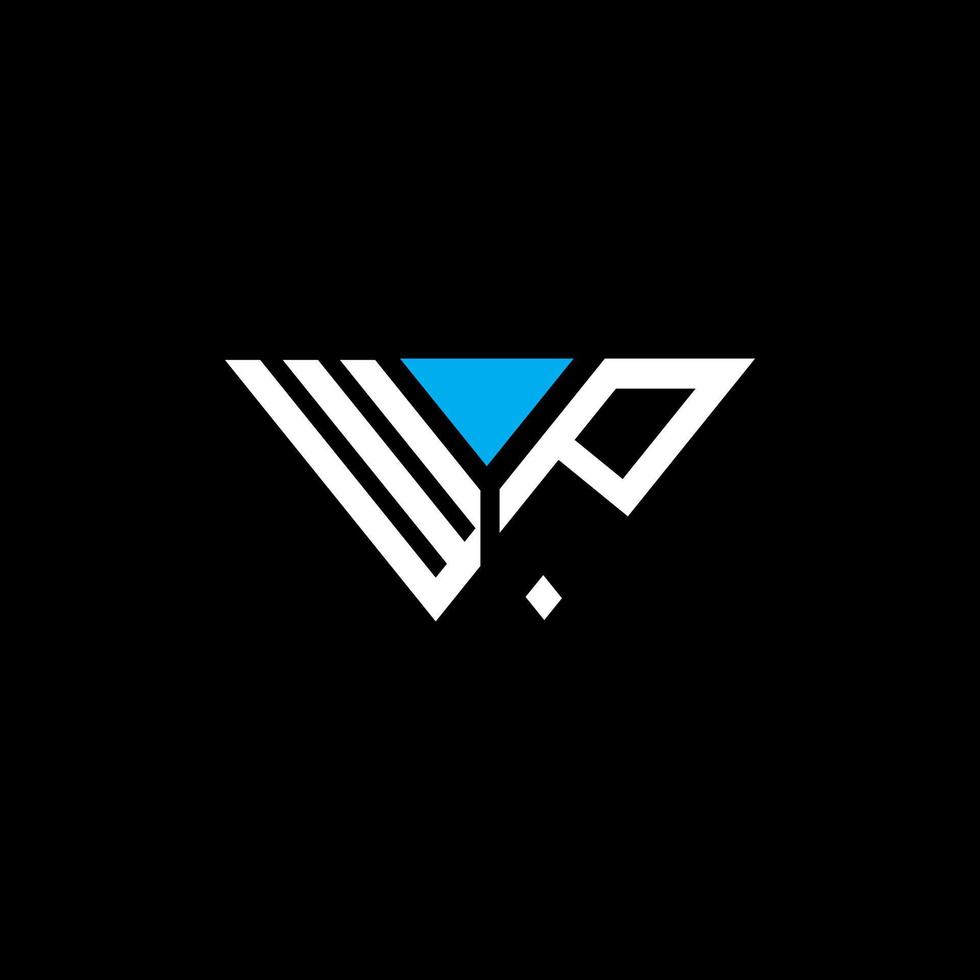 diseño creativo del logotipo de la letra wp con gráfico vectorial, logotipo simple y moderno de wp. vector