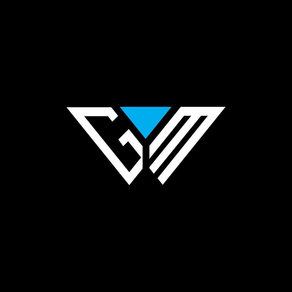 GM letter logo creative design with vector graphic, Abc simple and modern logo design.