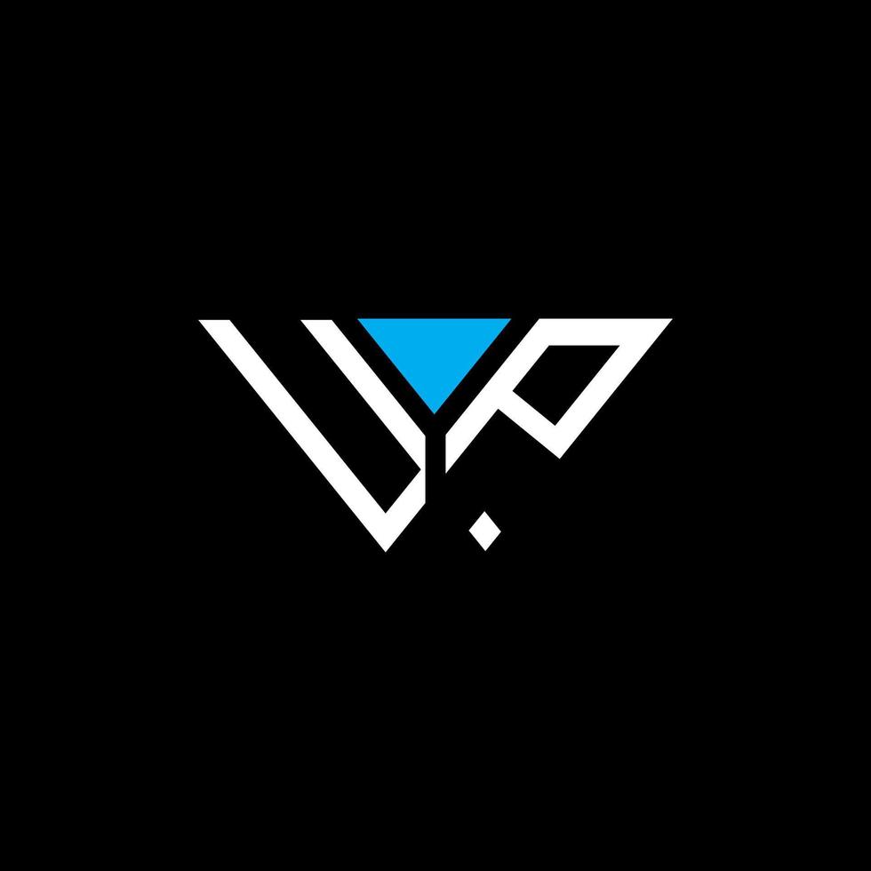 UP letter logo creative design with vector graphic, UP simple and modern logo.