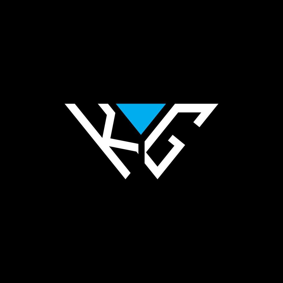 KG letter logo creative design with vector graphic, Abc simple and modern logo design.