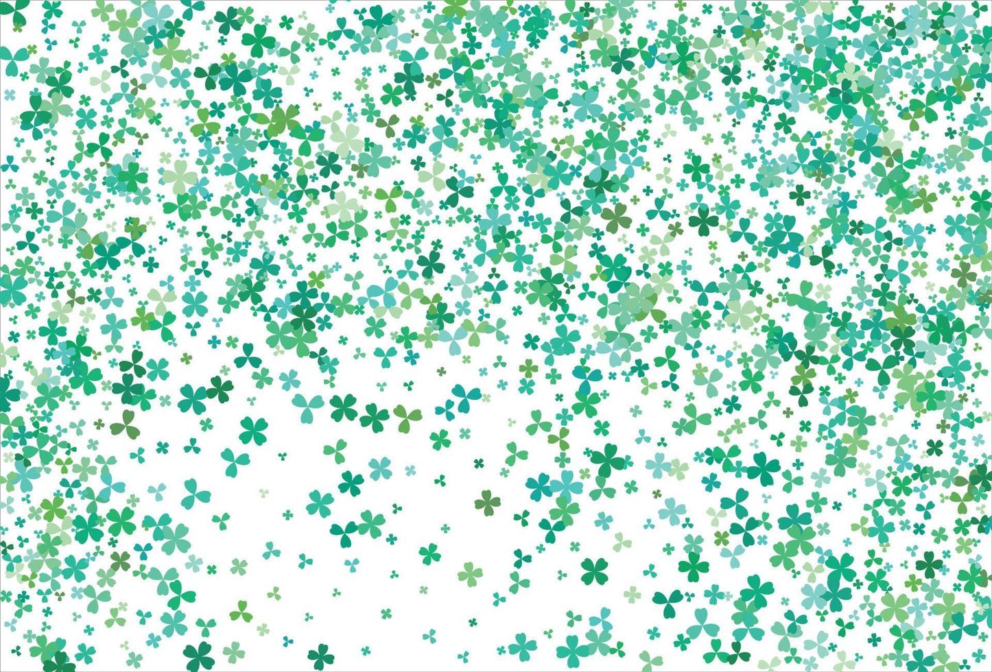Clover backdrop. Clover leaf, St. Patrick day background vector
