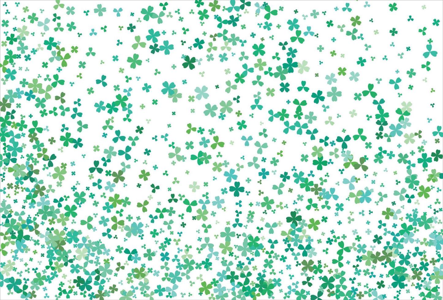 Clover backdrop. Clover leaf, St. Patrick day background vector
