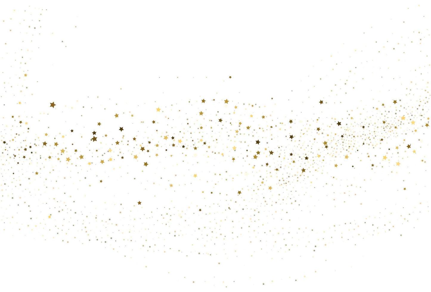 Light gold glitter confetti texture vector