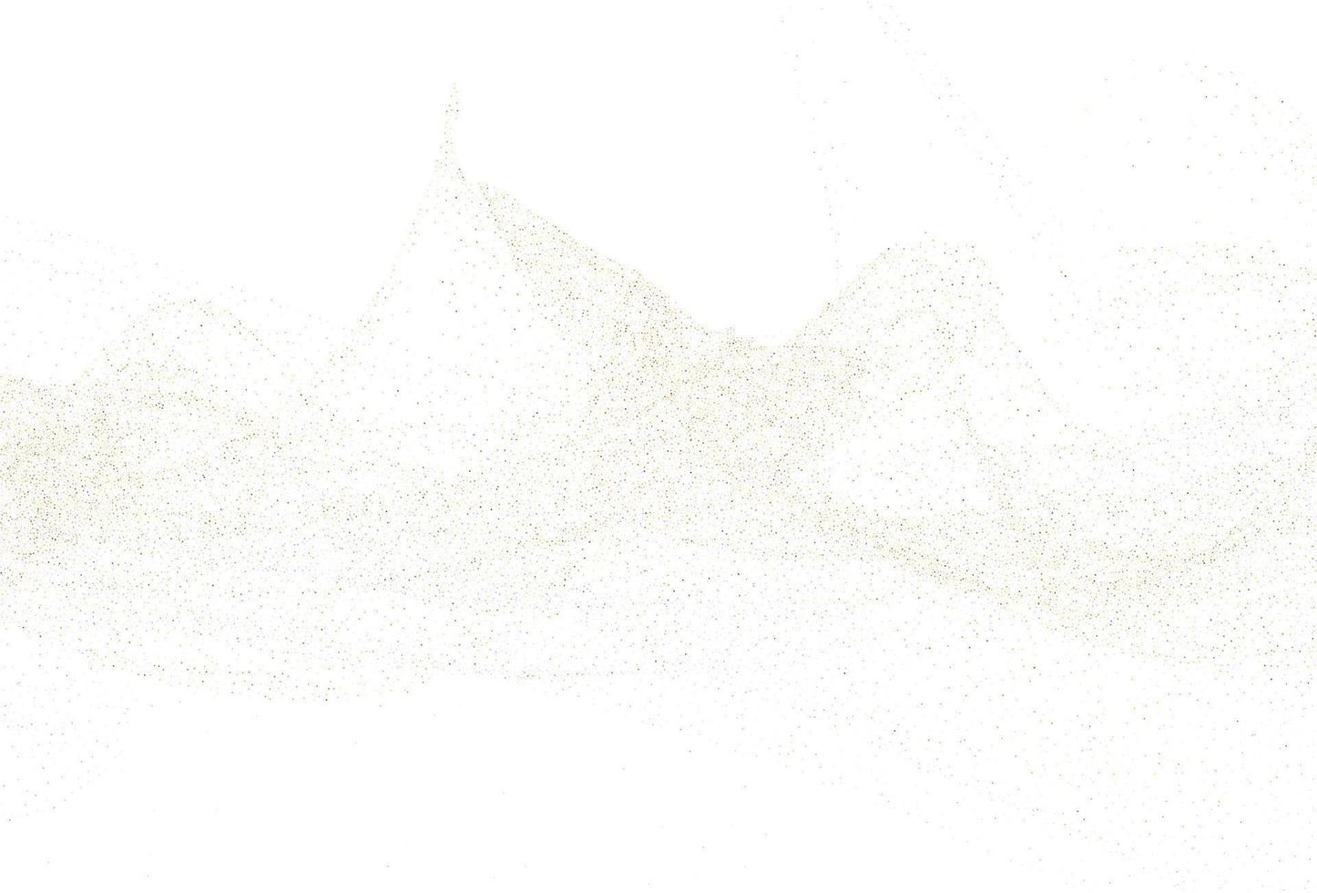 Light silver gold dust. Vector