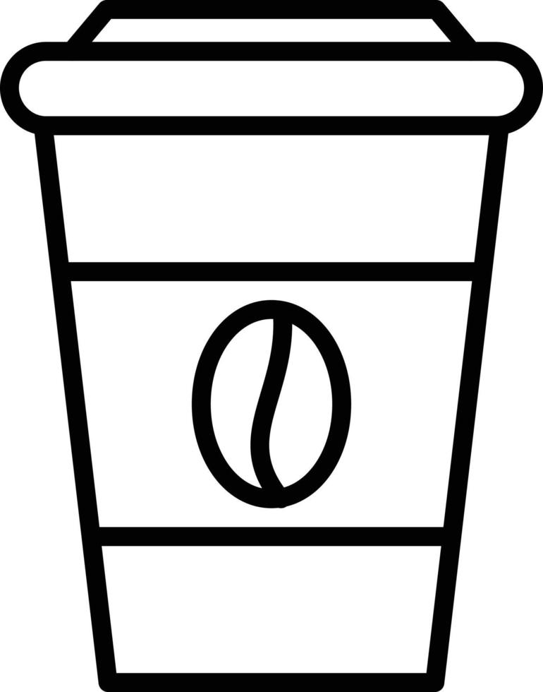 Coffee Line Icon vector
