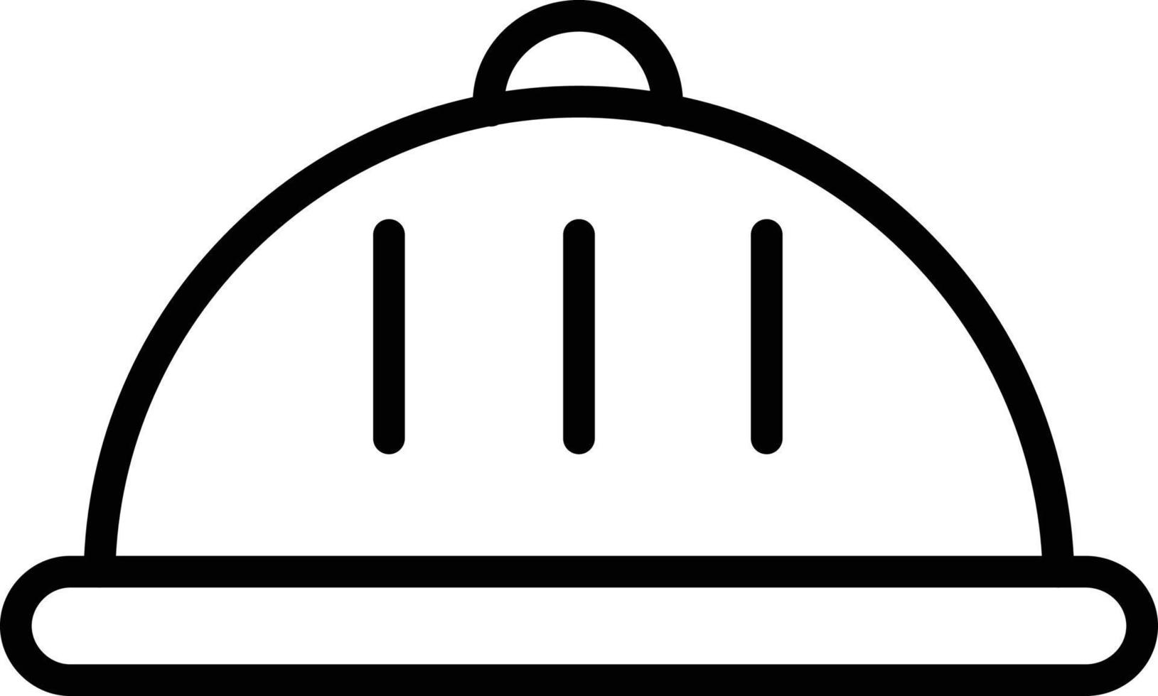 Food Tray Line Icon vector