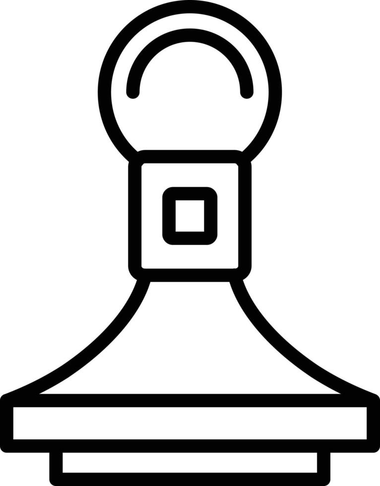 Tamper Line Icon vector