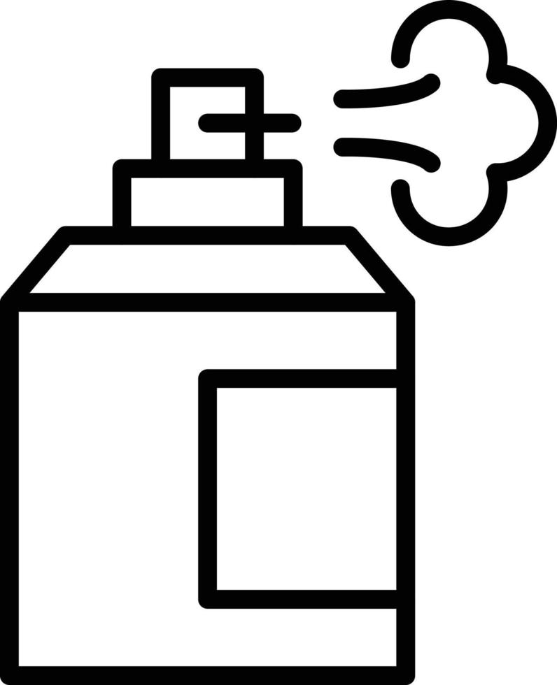 icono de línea de perfume vector