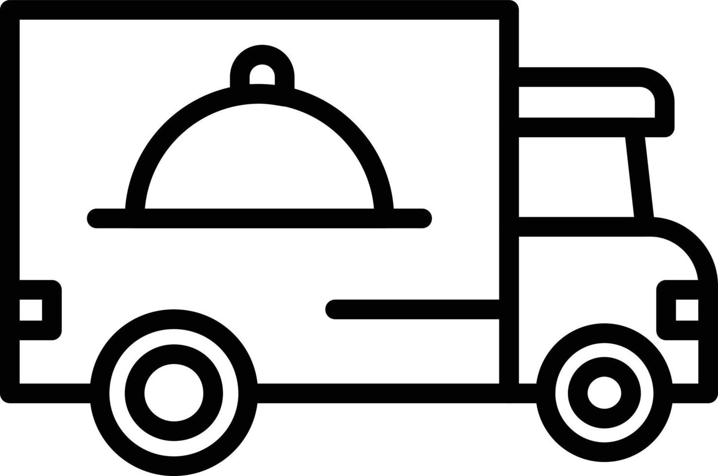 Delivery Line Icon vector
