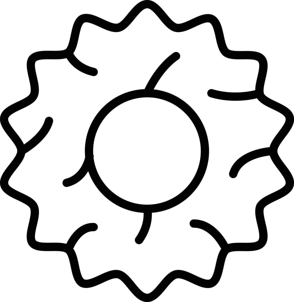 Scrunchie Line Icon vector