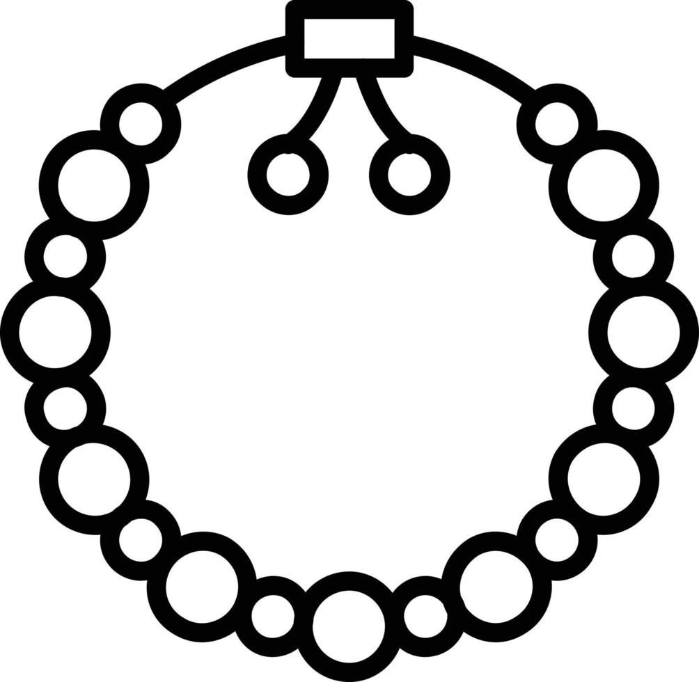 icono de línea de pulsera vector