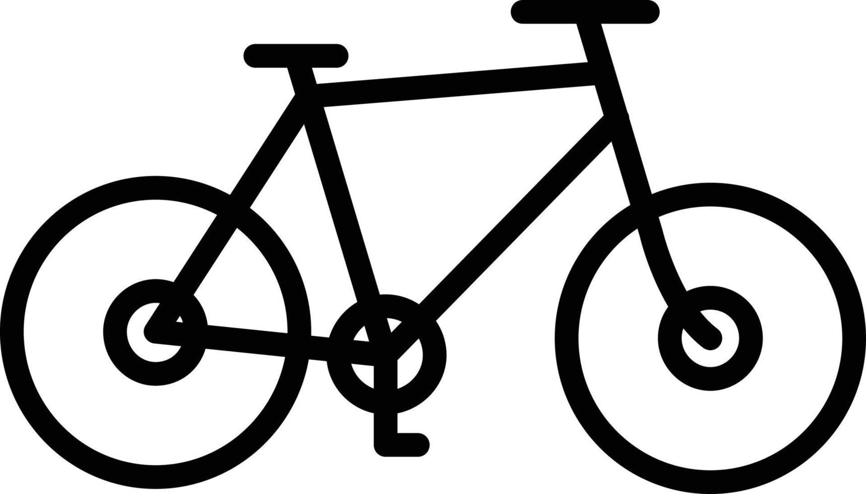 Bicycle Line Line Icon vector