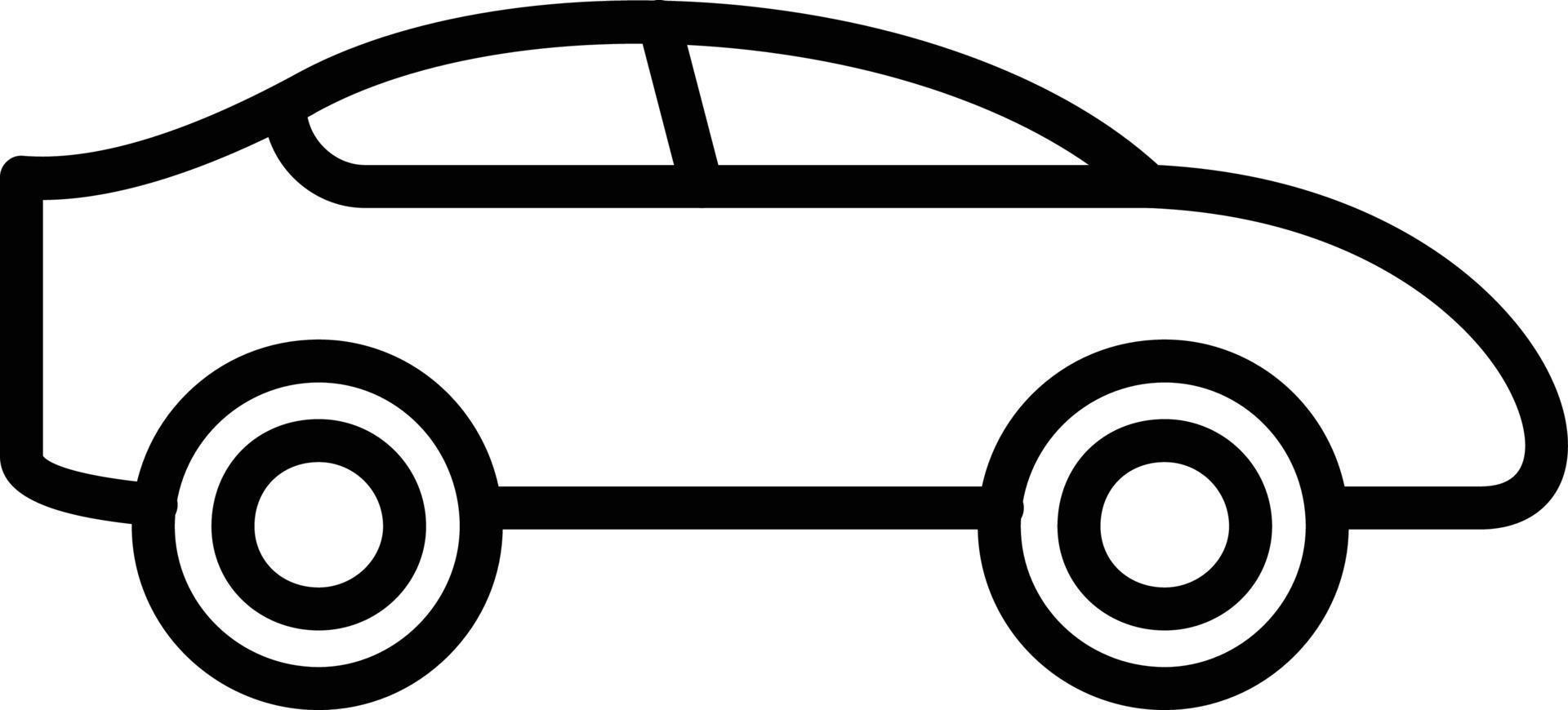 Car Line Icon vector