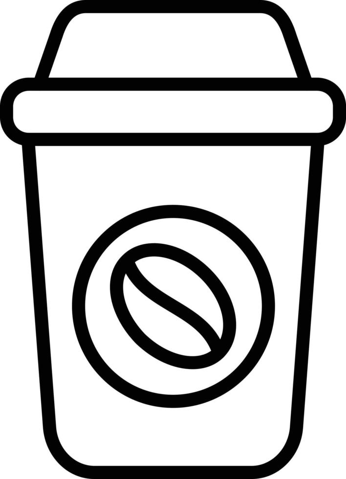 Coffee Line Icon vector