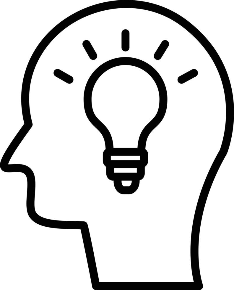 Idea Line Icon vector