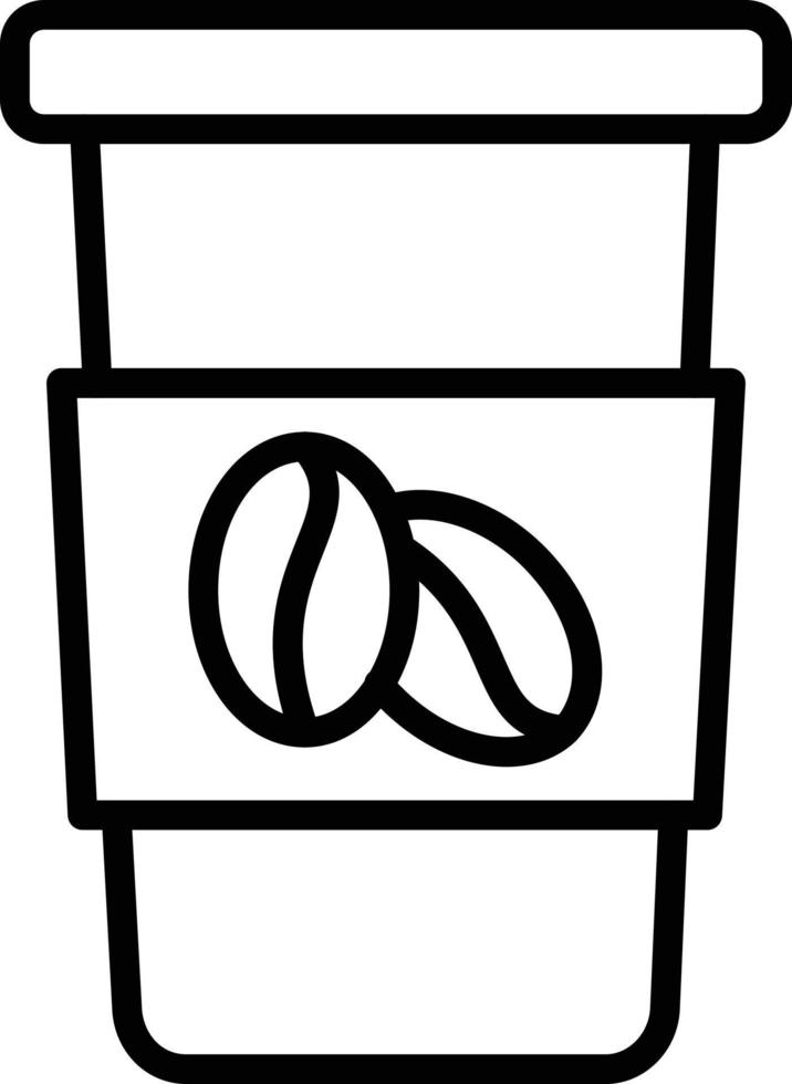 Coffee Line Icon vector