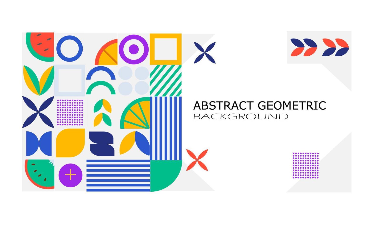 fondo abstracto de formas geométricas. vector