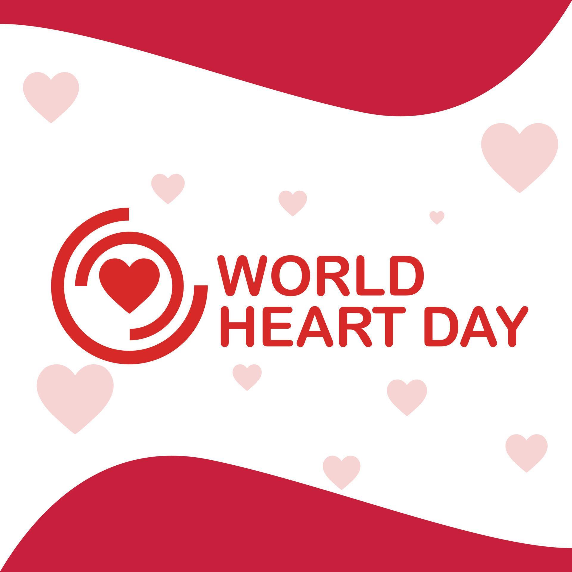 world heart day theme design 10595234 Vector Art at Vecteezy