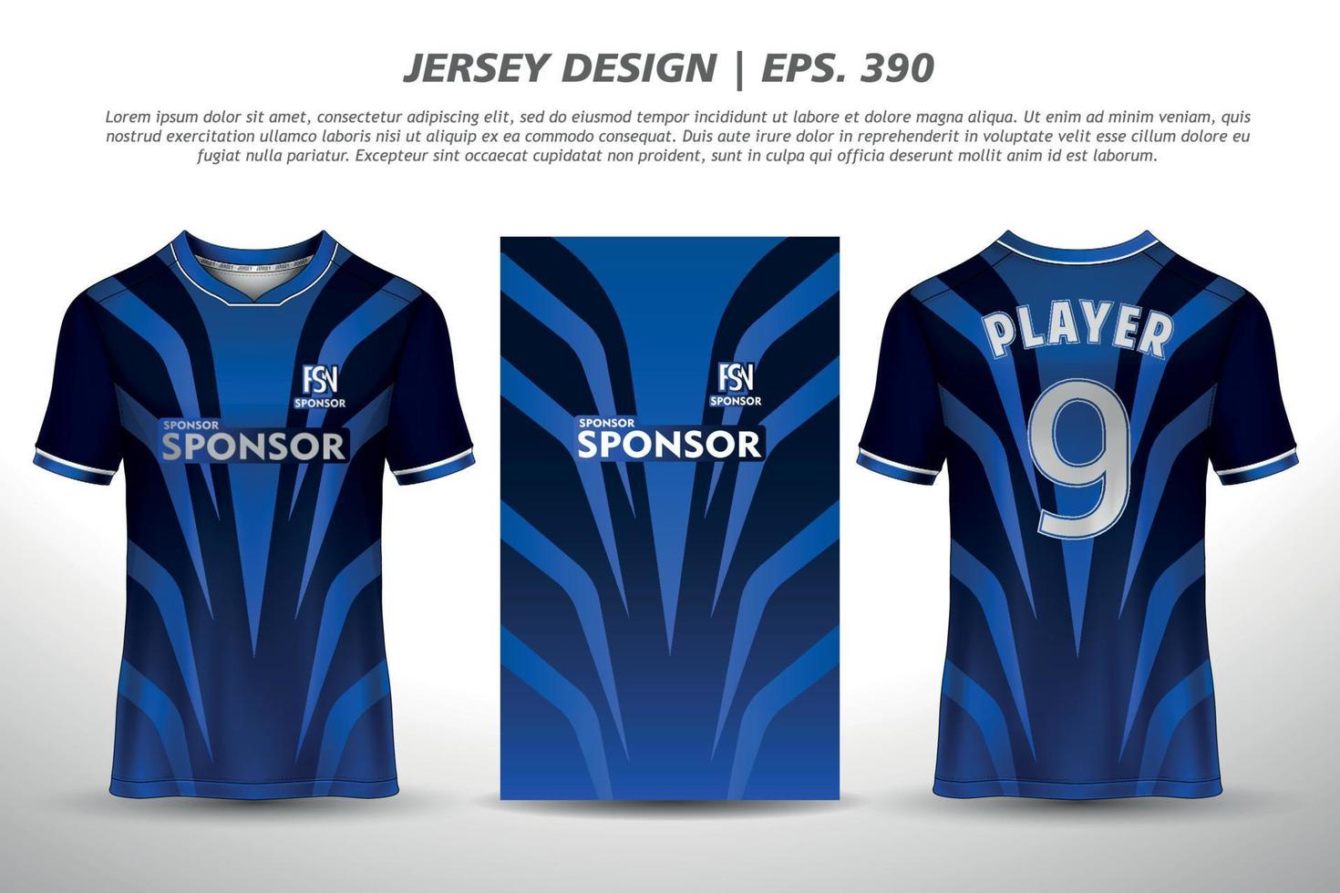 Jersey design sublimation t shirt Premium geometric pattern Incredible Vector collection for Soccer football racing cycling gaming motocross sports