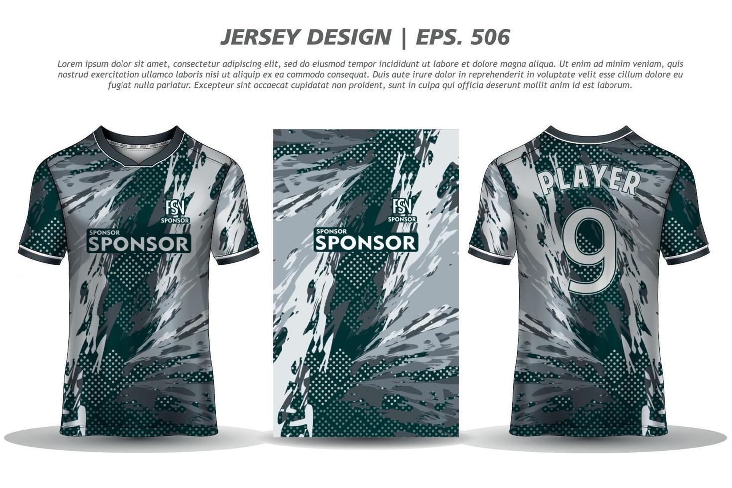 Jersey design sublimation t shirt Premium geometric pattern Incredible Vector collection for Soccer football racing cycling gaming motocross sports