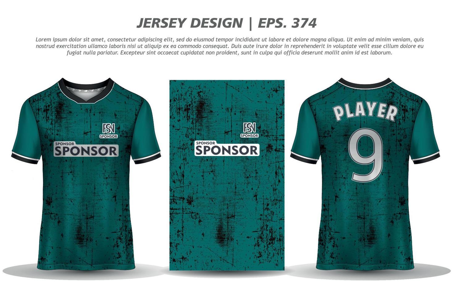 Jersey design sublimation t shirt Premium geometric pattern Incredible Vector collection for Soccer football racing cycling gaming motocross sports