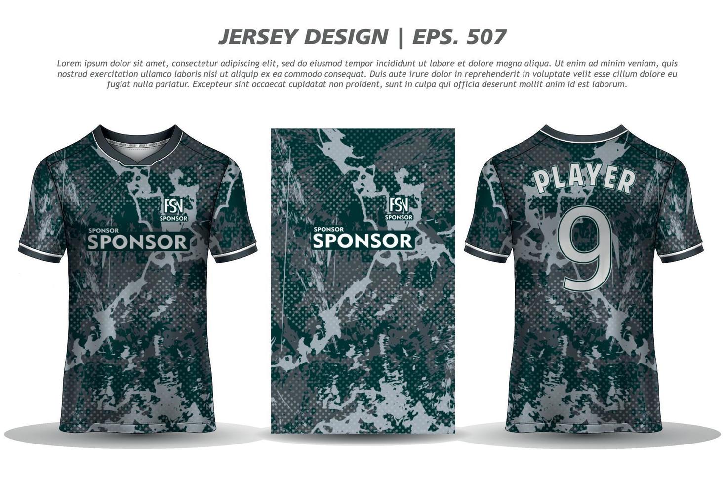 Jersey design sublimation t shirt Premium geometric pattern Incredible Vector collection for Soccer football racing cycling gaming motocross sports