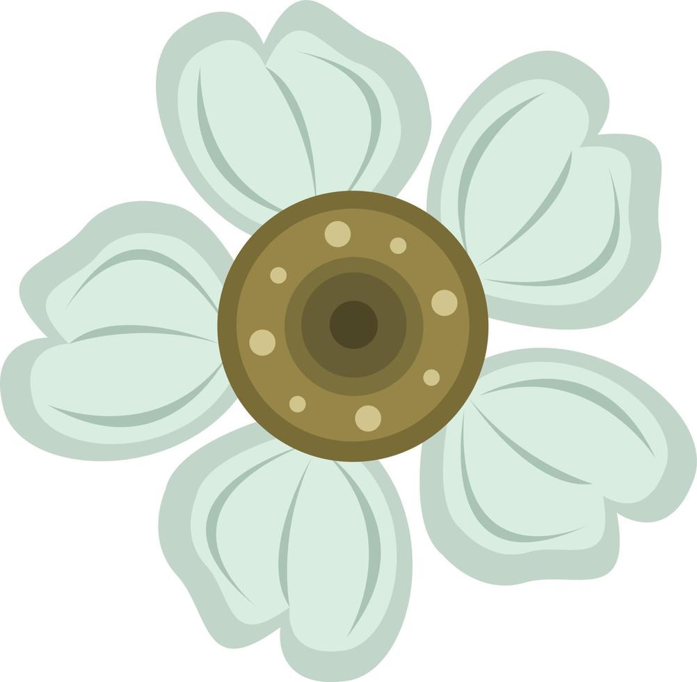 ilustración de vector de flor de cotoneaster para diseño gráfico y elemento decorativo