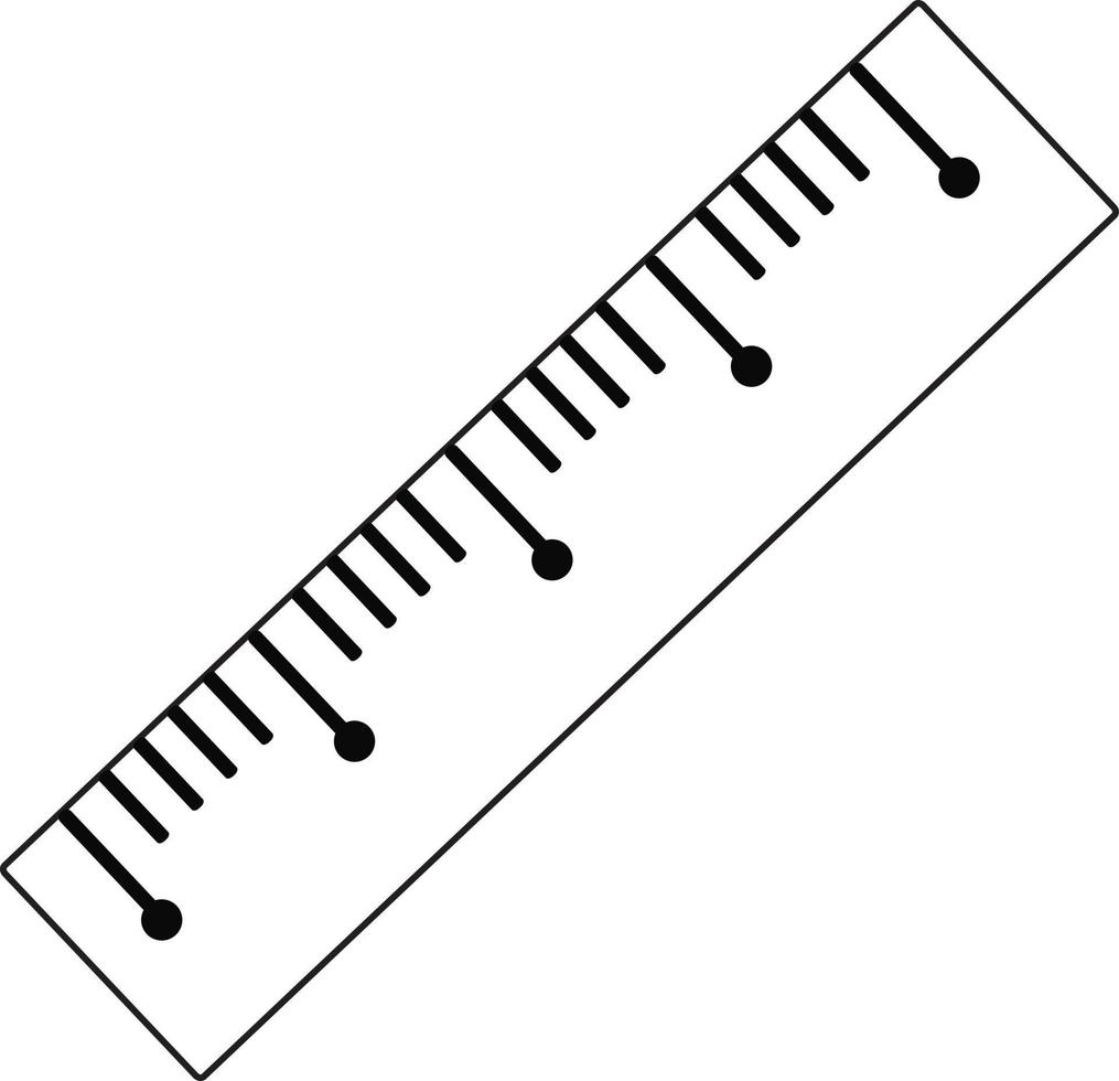 ruler clip art black and white