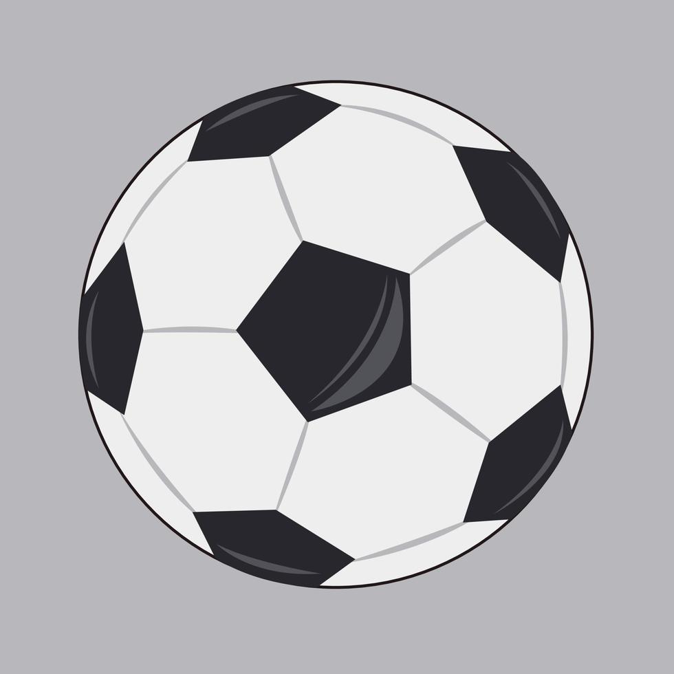ilustración de vector de fútbol para diseño gráfico y elemento decorativo