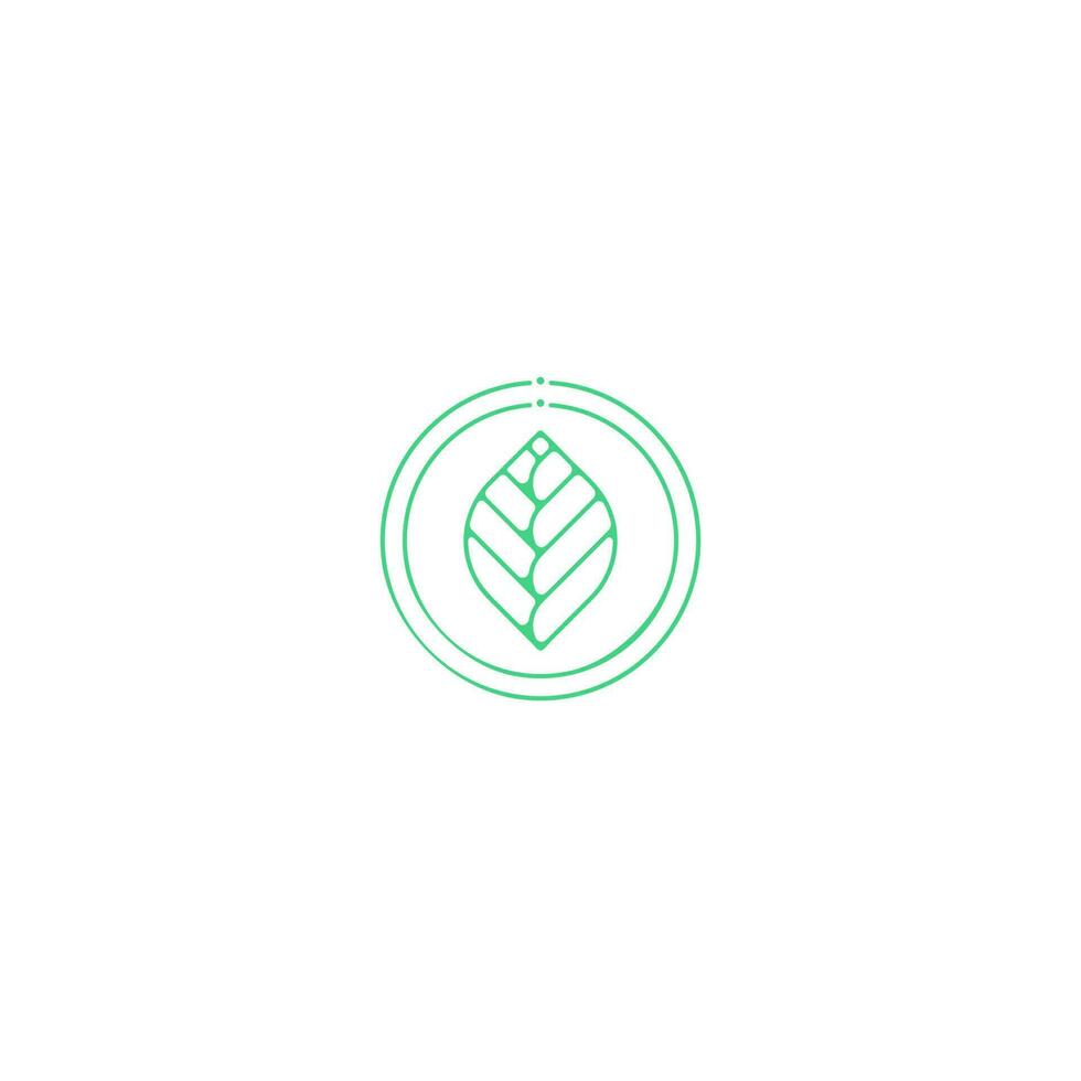 Abstract Green Leaf and Leaves logo Icon Vector Design. Landscape Design, Garden, Plant, Nature, Health and Ecology Vector Logo Illustration.