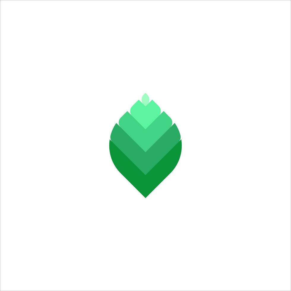 Abstract Green Leaf and Leaves logo Icon Vector Design. Landscape Design, Garden, Plant, Nature, Health and Ecology Vector Logo Illustration.