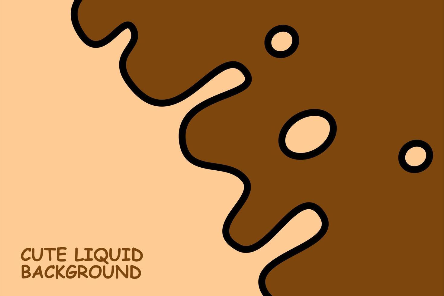 Chocolate, choco, melt, cute Background with comic style, fluid liquid fun background, Cartoon Vector Illustration, cute wavy, comic background with wave, fluid, liquid