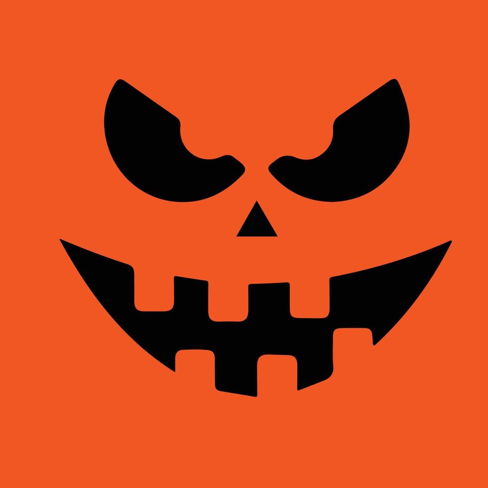scary face at the halloween event vector