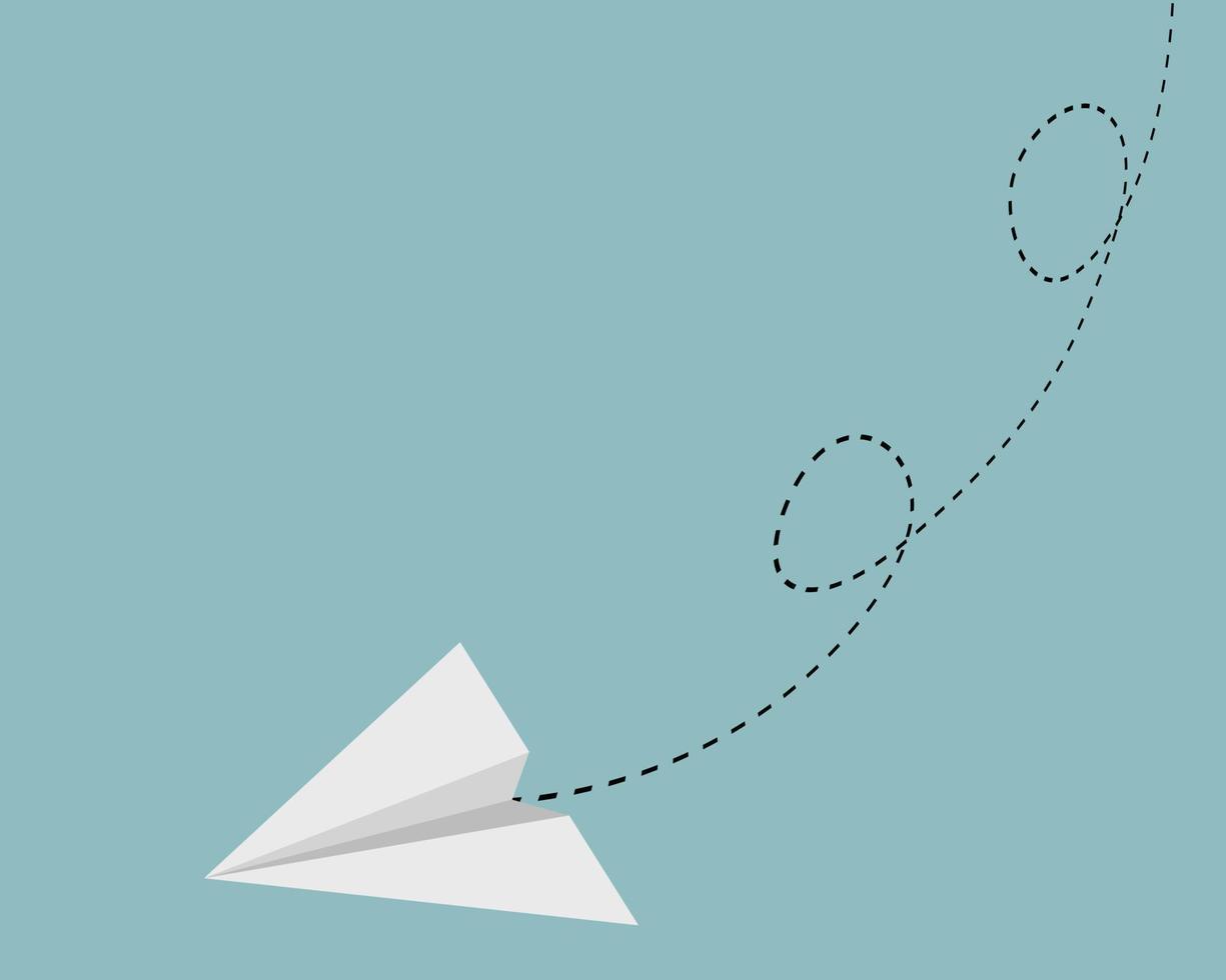 Paper plane vector illustration