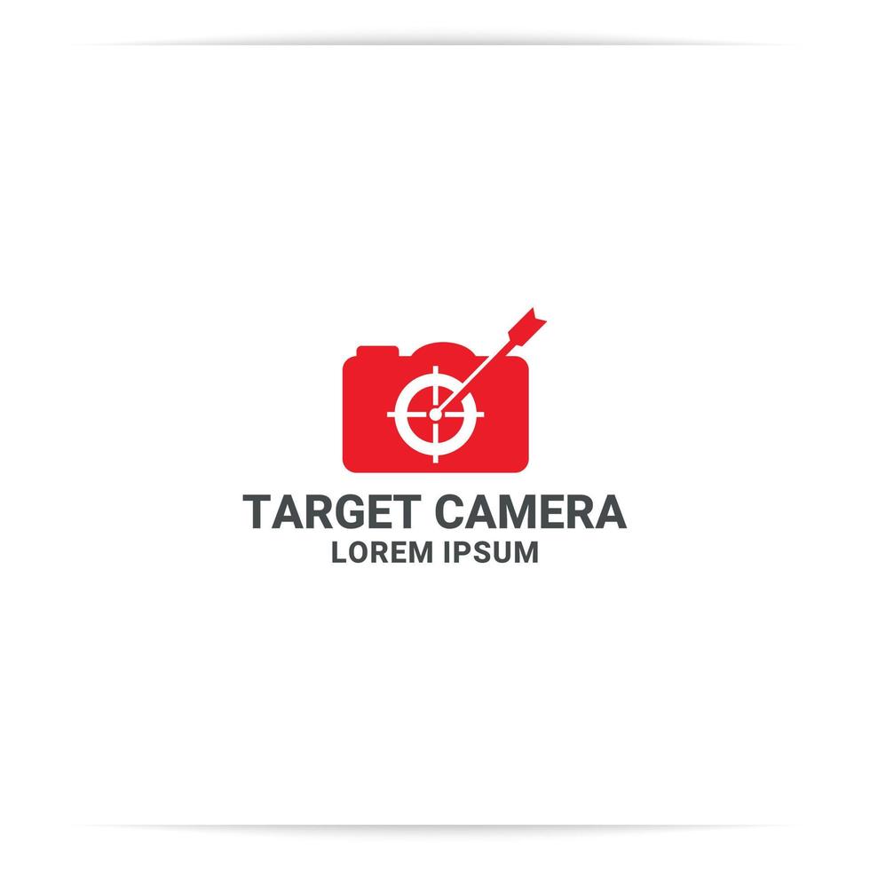 target camera logo design vector, focus, accurate vector