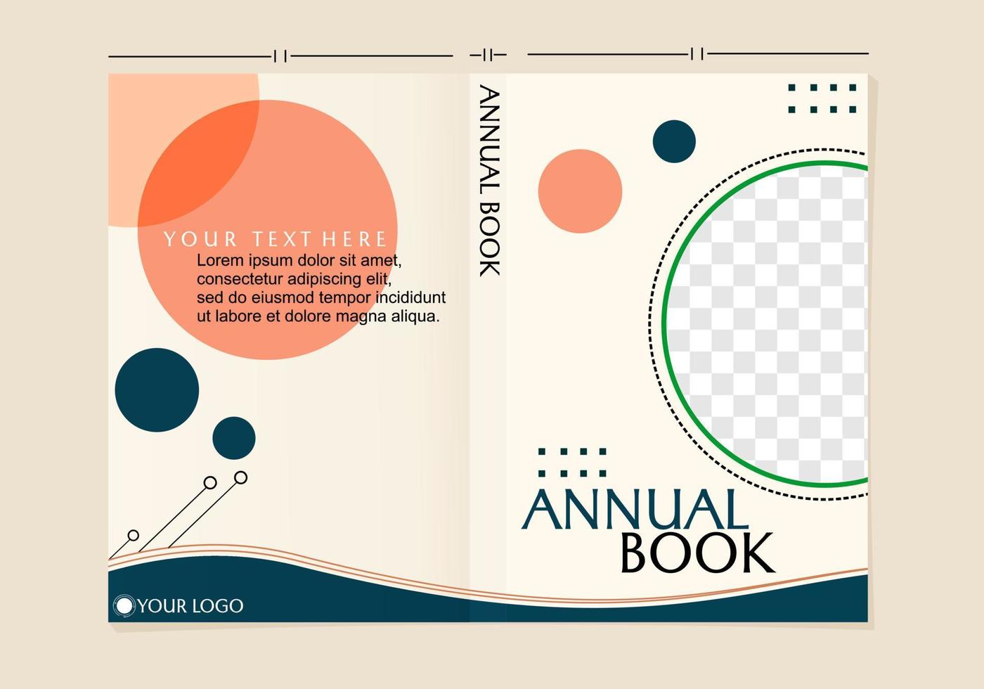 pastel brown book cover design. templates for annual books. modern and minimalist designpastel brown book cover design. templates for annual books. modern and minimalist design vector