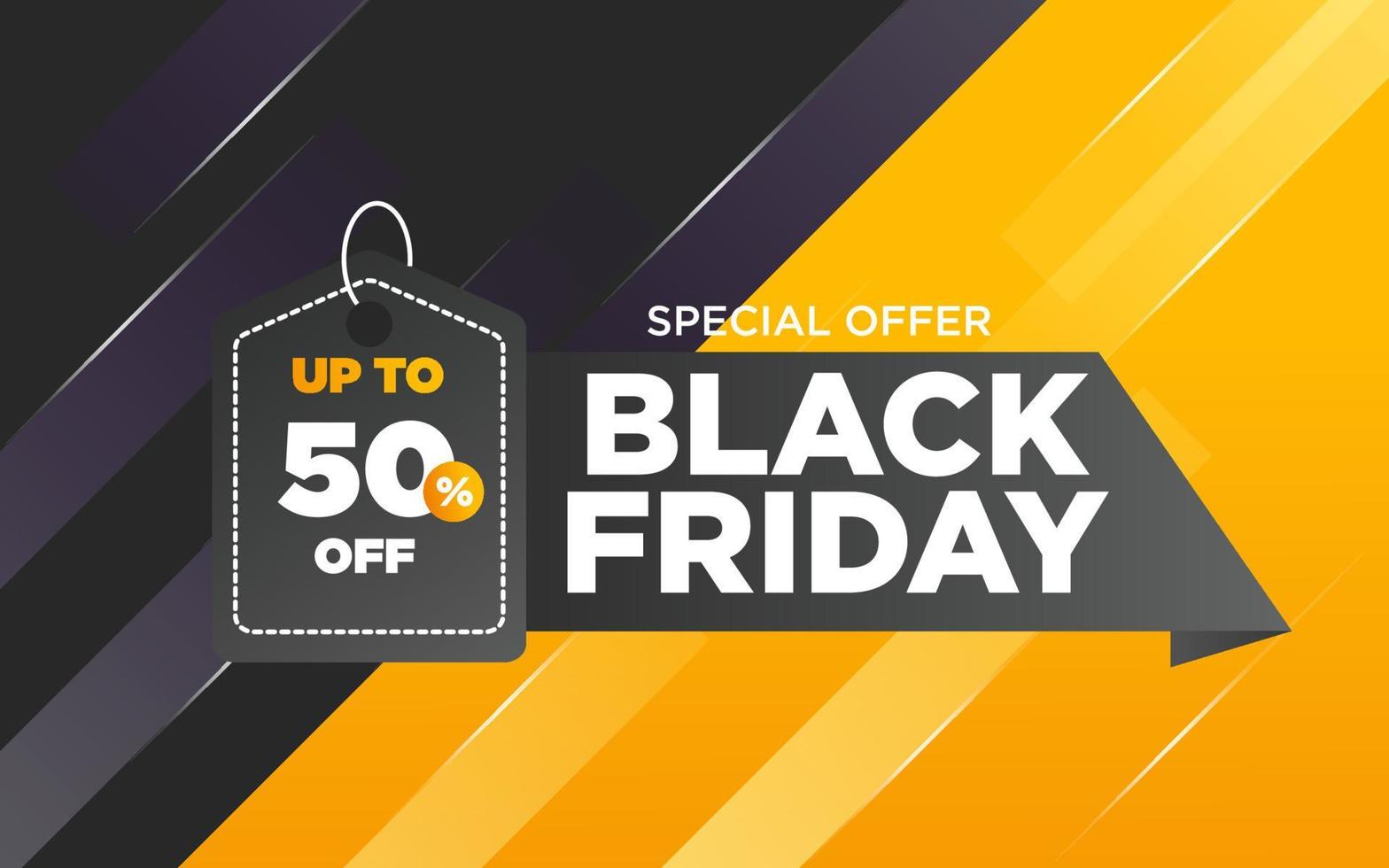 black friday gradient, banner, background template, suitable for your business. vector