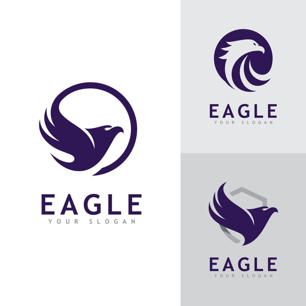 Eagle Logo Vector, Creative eagle icon Template illustration vector