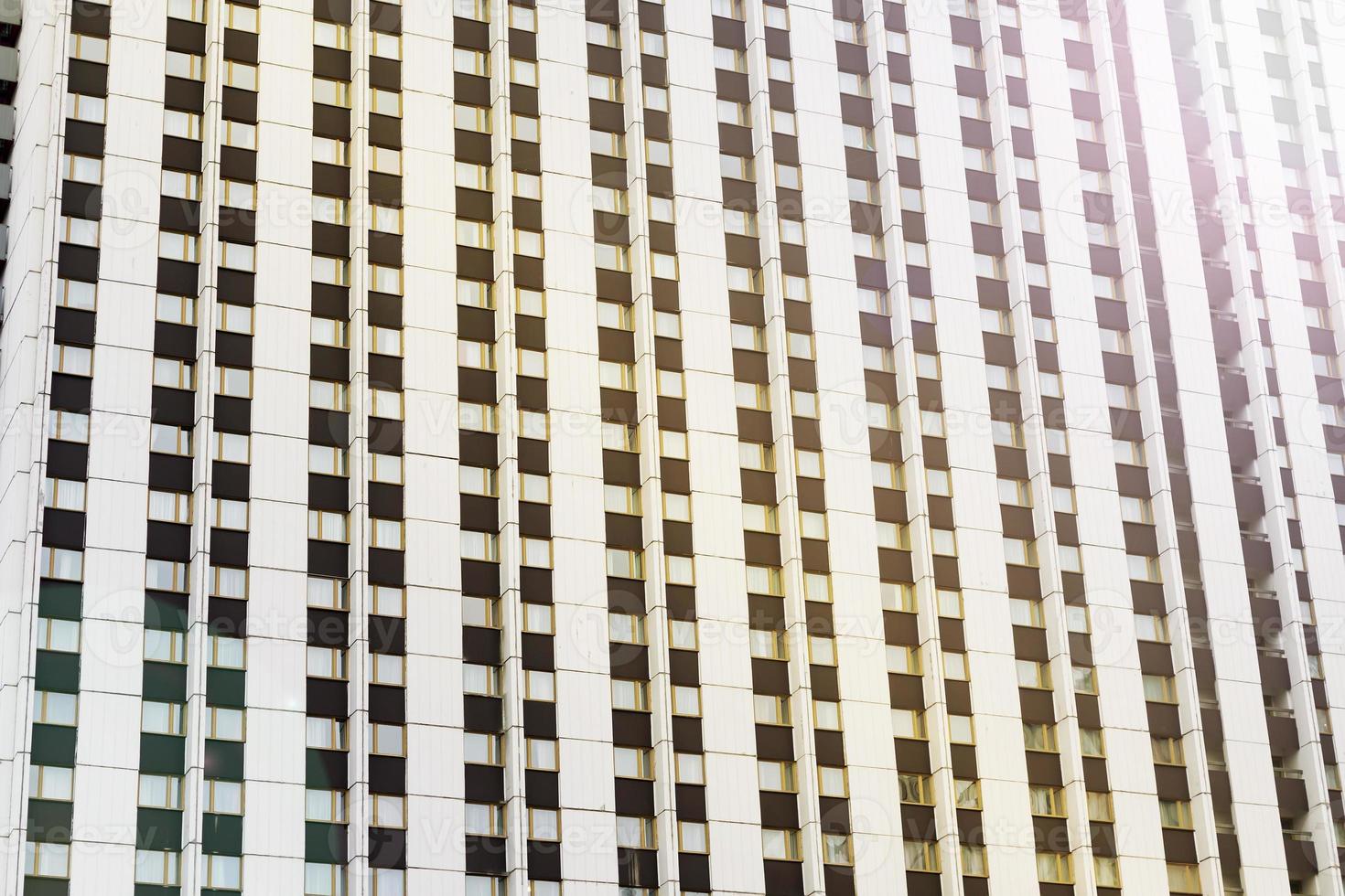 Facade of a modern skyscraper , background, texture photo