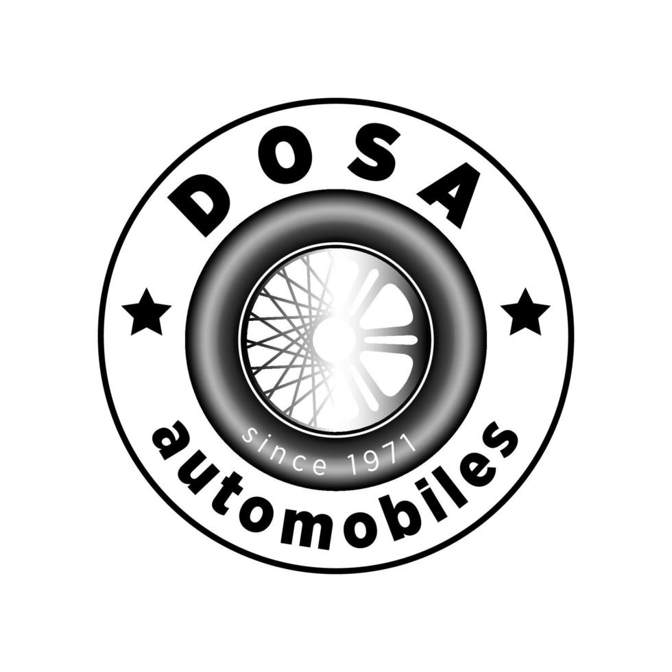 diseño de logotipo de distribuidor de automóviles vector