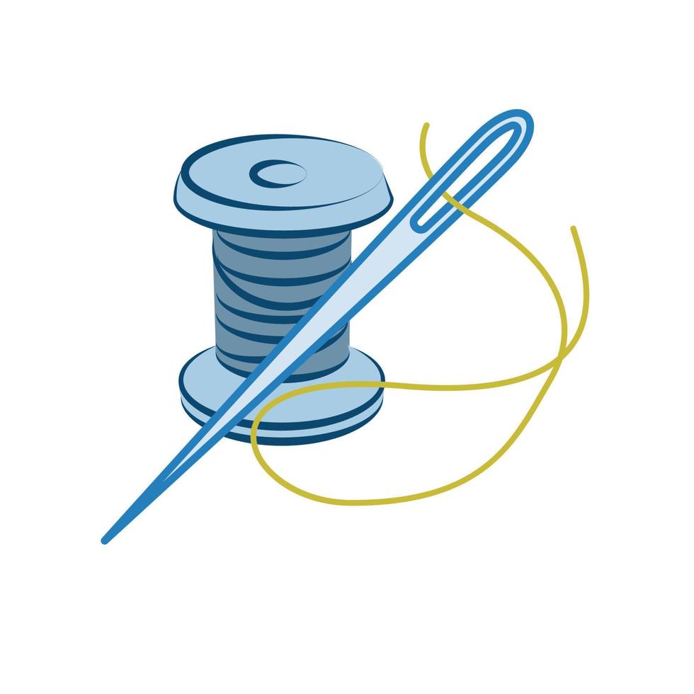 Thread and Needle logo 10596971 Vector Art at Vecteezy