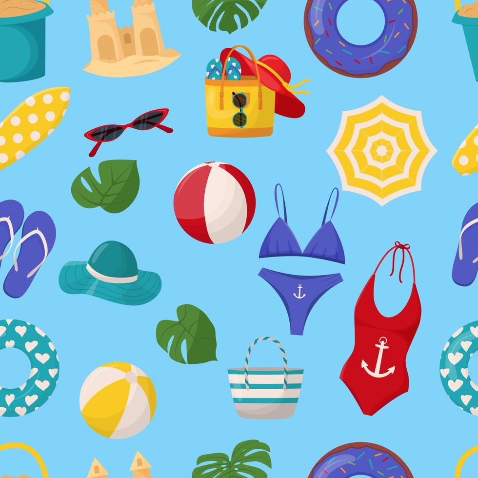 Summertime Pattern Vector Art, Icons, and Graphics for Free Download