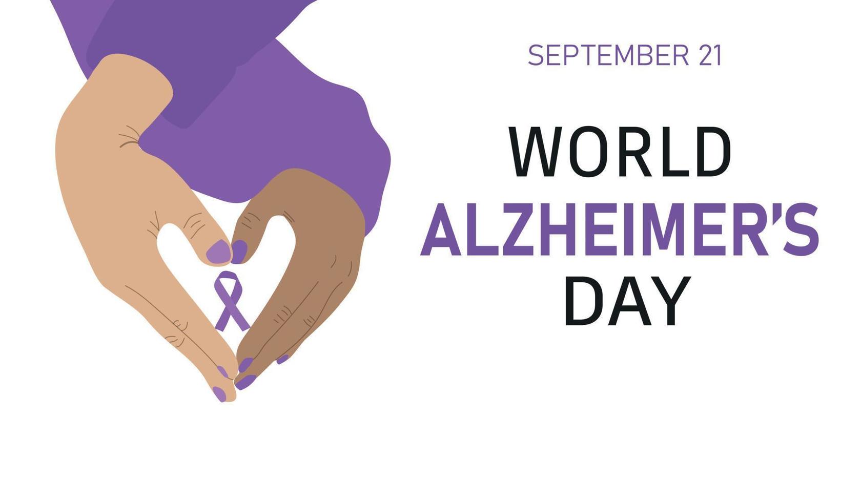 World Alzheimer's Day vector